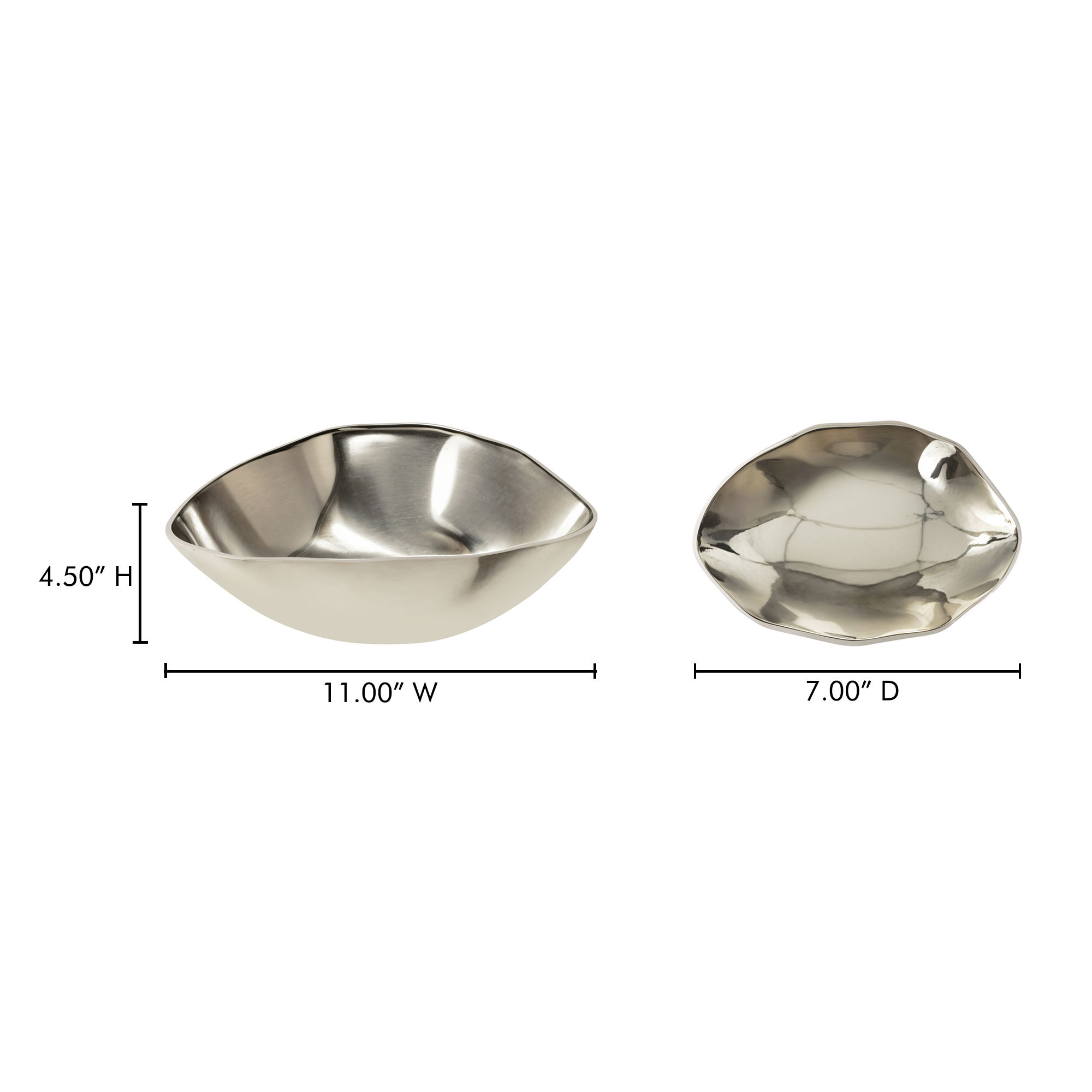 Forde Decorative Bowl Silver large image 