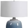Blue Waters Ceramic Table Lamp, by Uttermost, 18" width x 26.5" height x 18" depth thumbnail 7