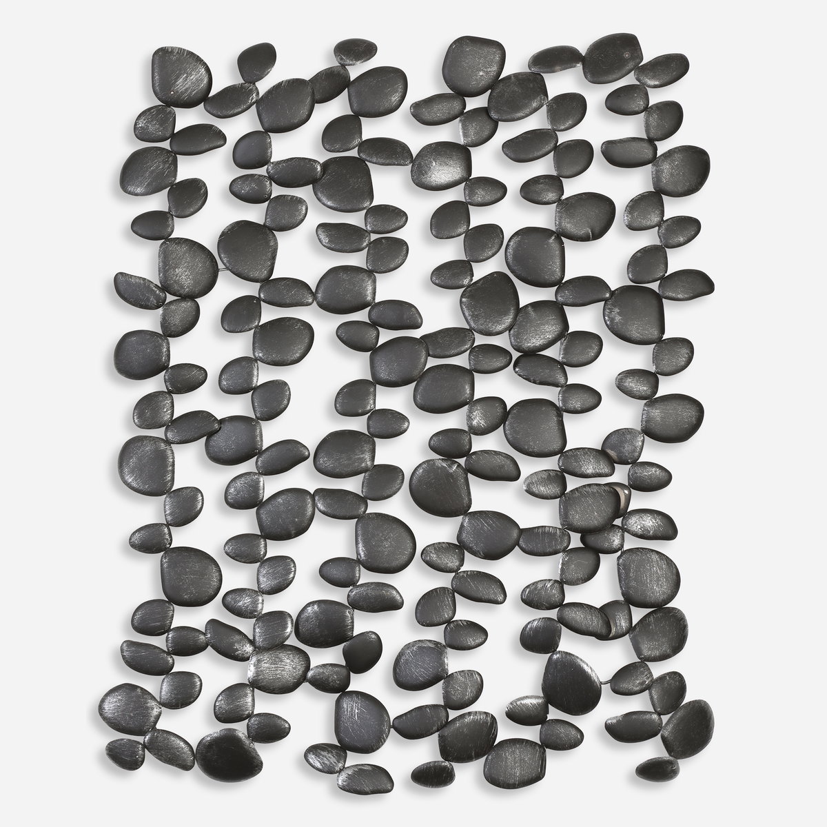 Skipping Stones Forged Iron Wall Art, Sculptural Wall Art by Uttermost, 33.5" width x 41.25" height x 3.25" depth View 1