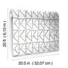 Love Triangles Grey Peel & Stick Wallpaper thumbnail 7