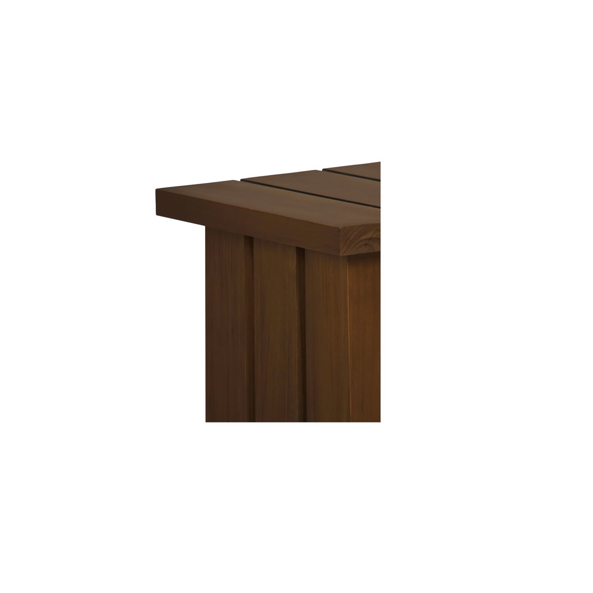 Denby Outdoor Side Table Brown, Outdoor Table by Moe's Home, 1'10" width x 1'8" height x 1'10" depth View 4