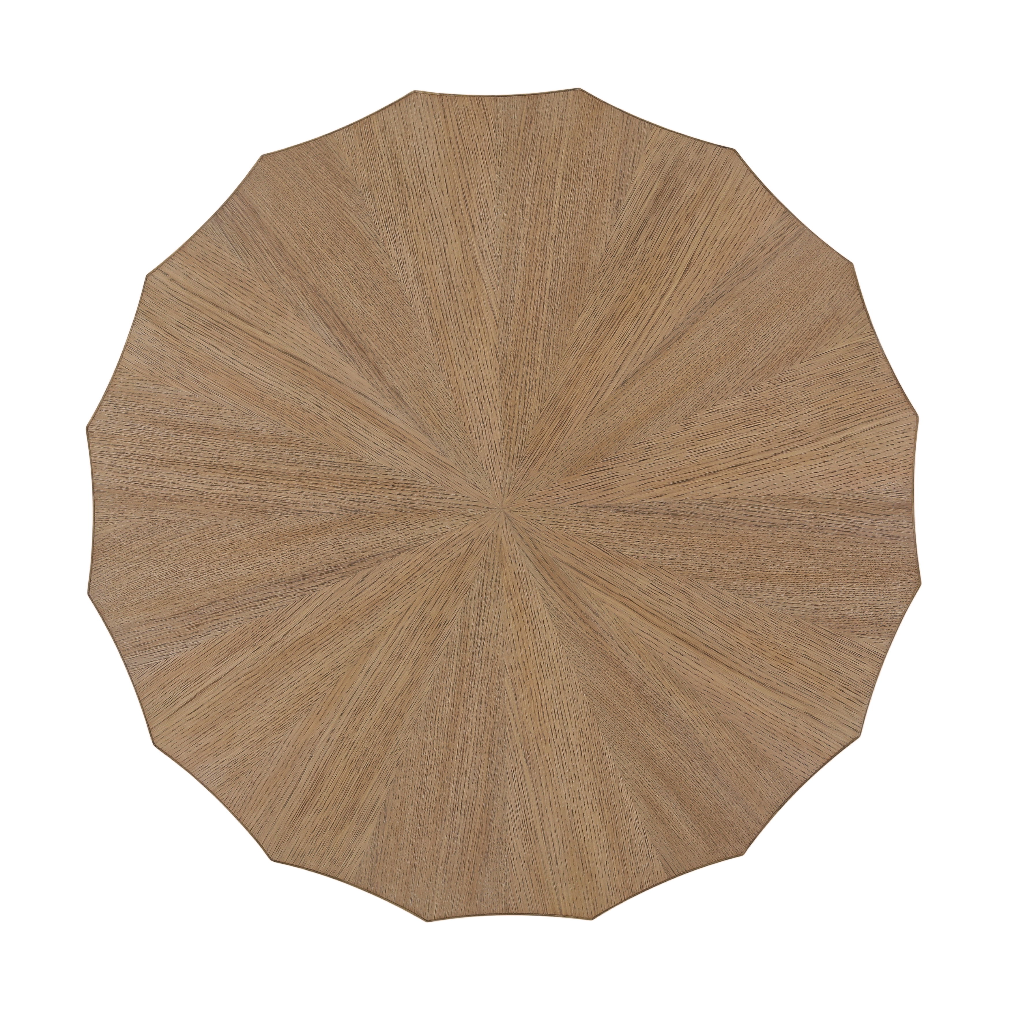 Tamsin End Table Natural, Side & End Table by Dovetail, 22" width x 22.25" height x 22" diameter x 22" depth View 2