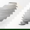 Blume 12.5H Off-White with Gray Textured Vase thumbnail 2