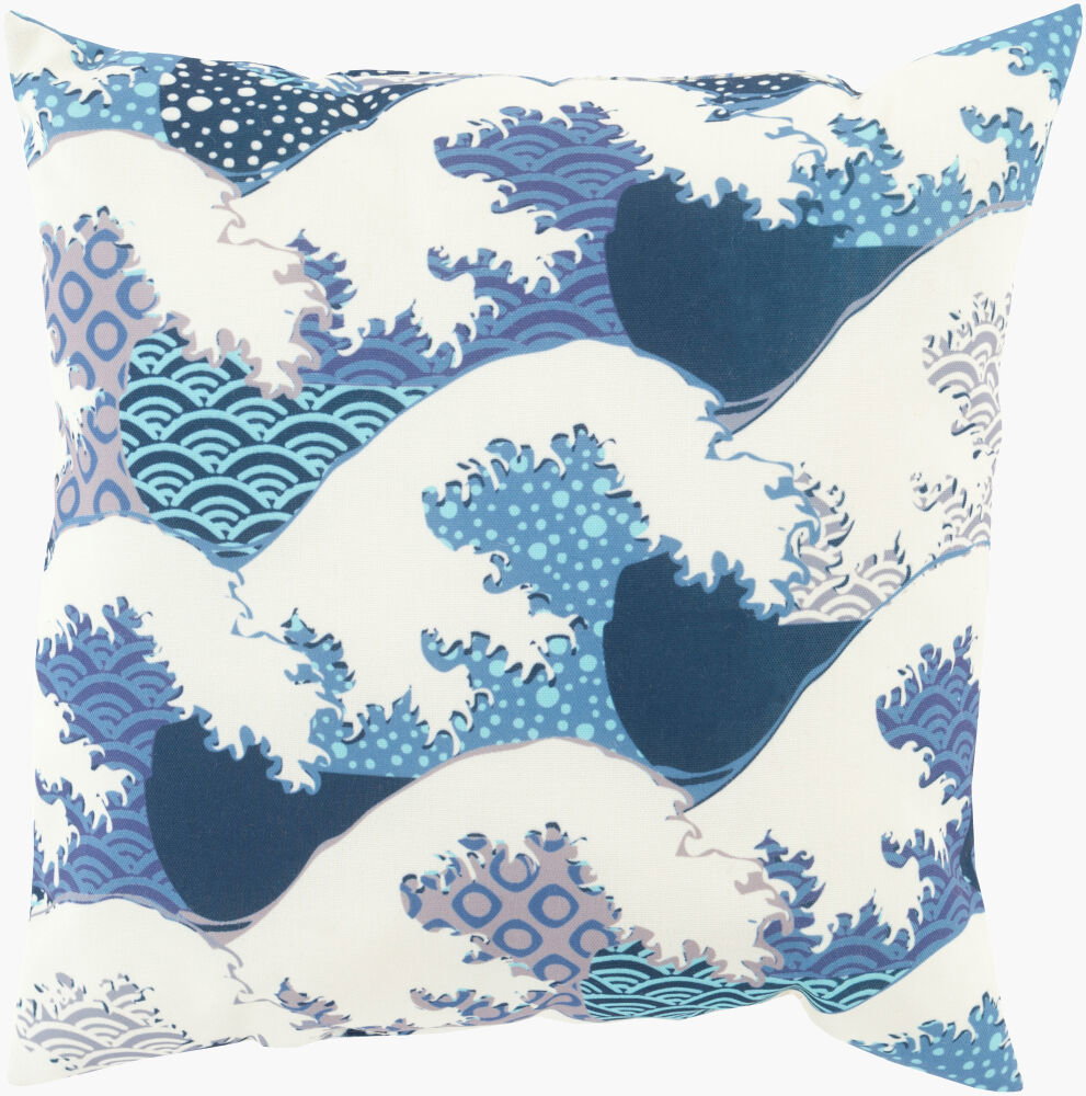 Mizu Accent Pillow, Decorative Pillow by Surya, 18" length x 18" width