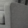 Denly III 38 X 38.25 X 34.5 Castlerock Gray Slipcover Upholstered Arm Chair, Accent Chair by Mercana, 38" length x 38.25" width x 34.5" height thumbnail 6