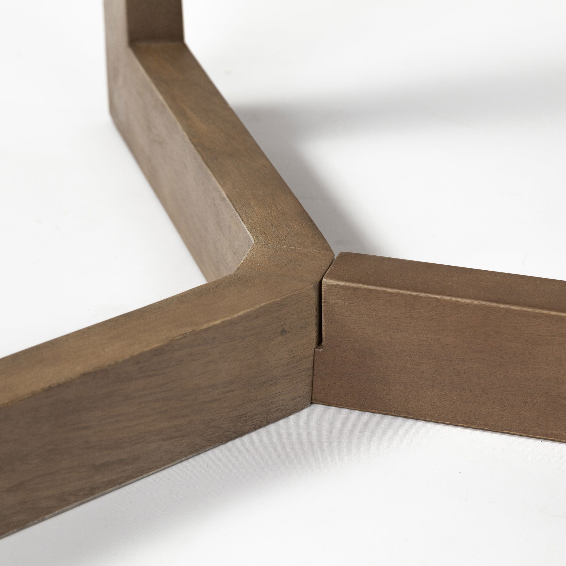 Denver 91.5x38 Rectangular Brown Solid Wood Top & Base Dining Table, by Mercana, 92" length x 39" width x 30" height View 11