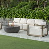 Remsen Outdoor Gray Sofa, Furniture by Uttermost, 107" width x 32" height x 35.25" depth thumbnail 7
