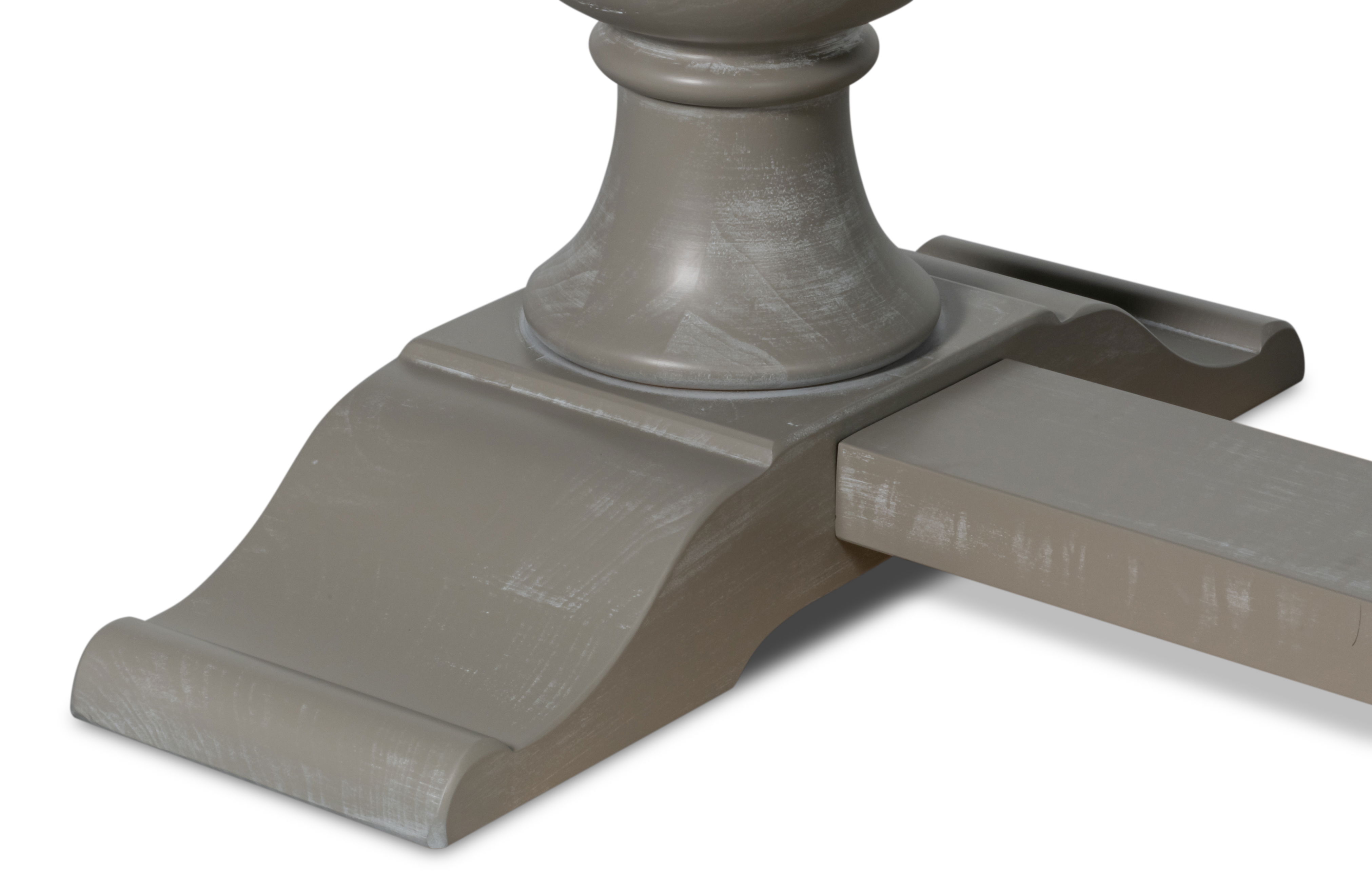 Small 81' Dining Table, Carmine Legno, by Sarreid, 81" length x 40" width x 30" height View 7