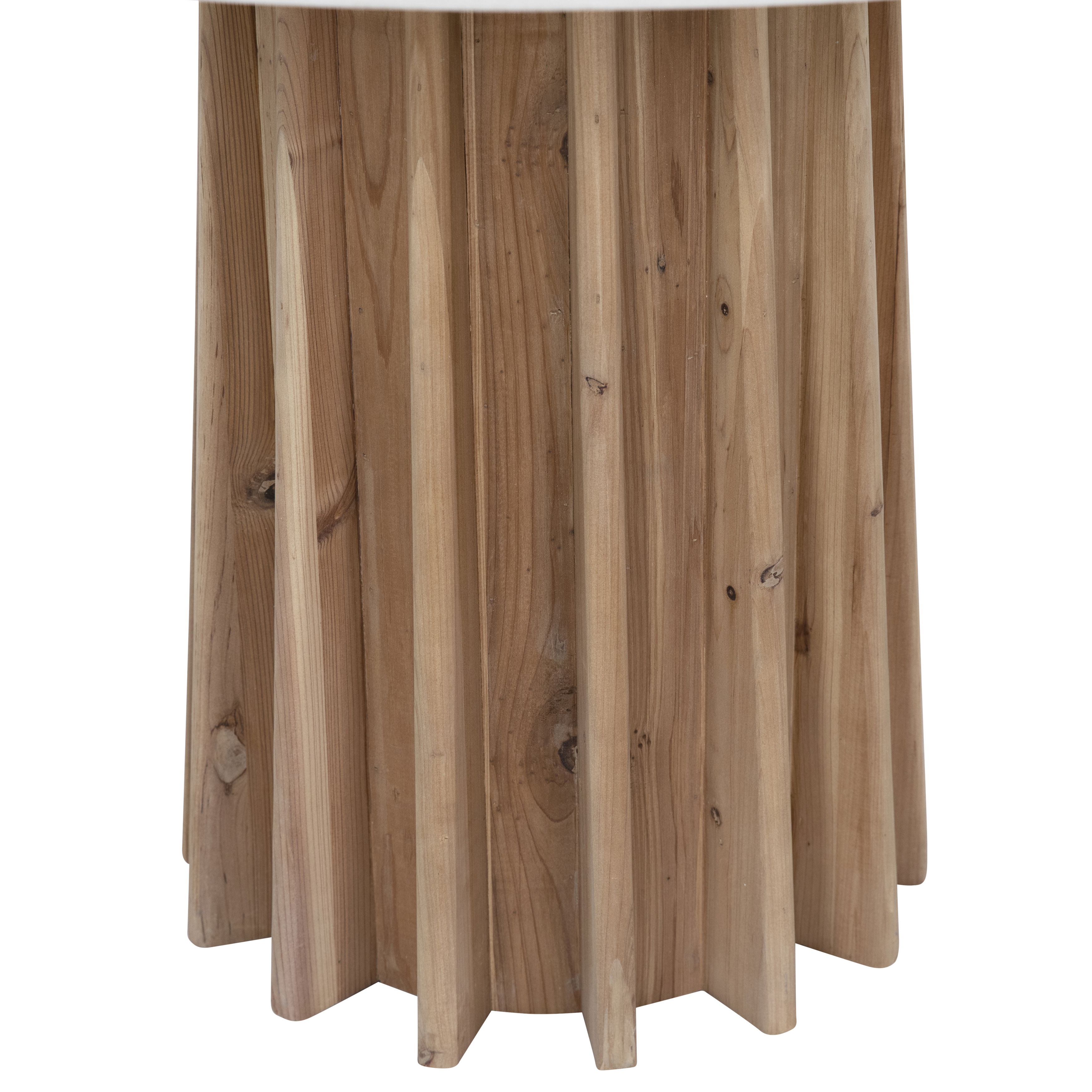 Adonis Dining Table, by Dovetail, 47" width x 30" height x 47" depth View 3