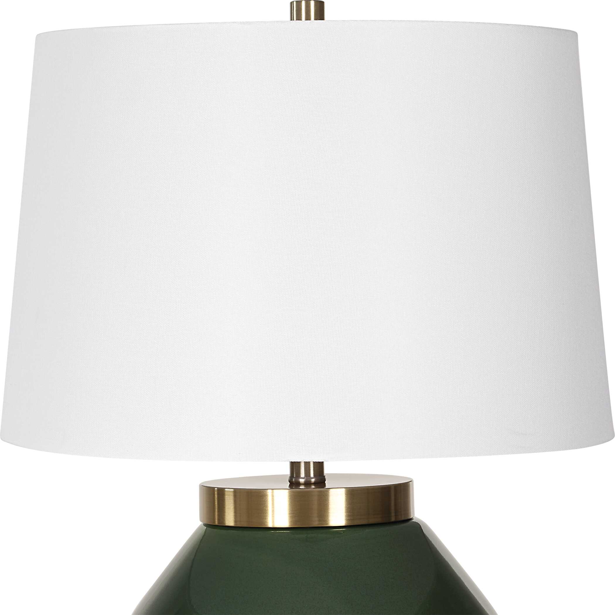Tayson Jade Green Table Lamp, by Uttermost, 17" width x 32" height x 17" depth View 6