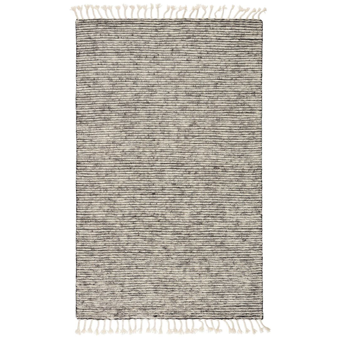 Shea Stripe Hand-Knotted Gray Area Rug large image 