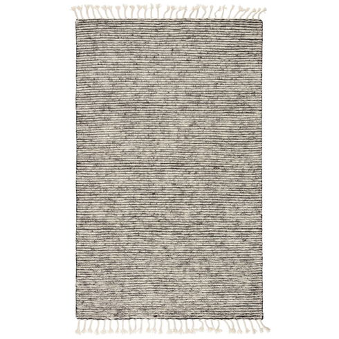Shea Stripe Hand-Knotted Gray Area Rug