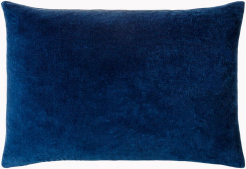 Cotton Velvet Lumbar Pillow