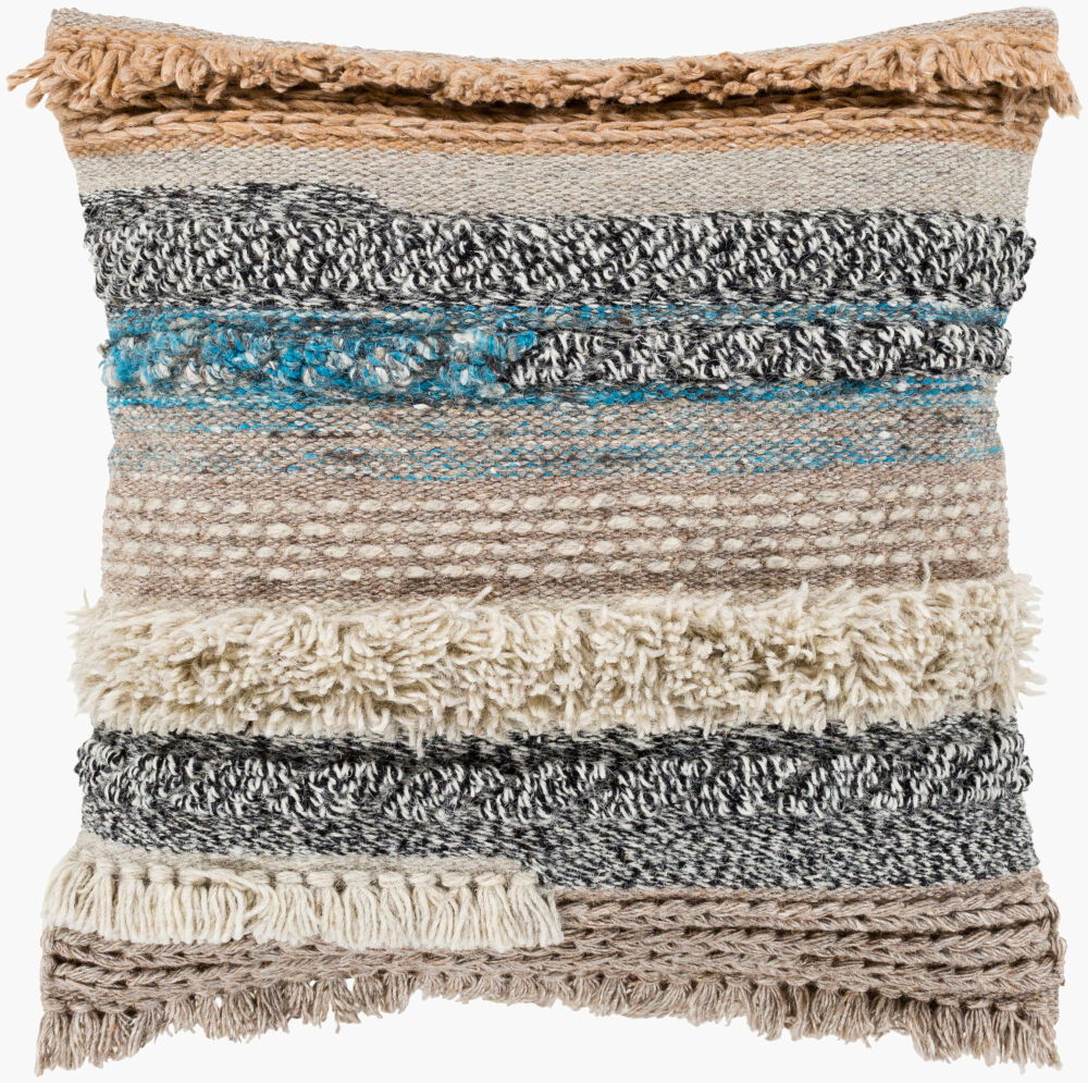 Gaza Accent Pillow, Decorative Pillow by Surya, 18" length x 18" width