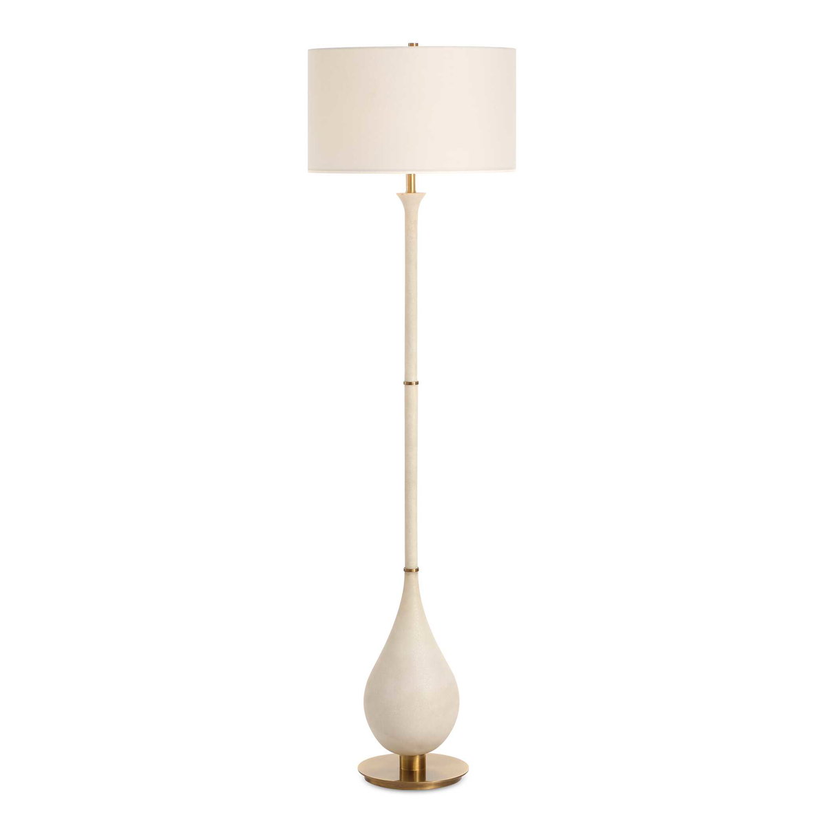 Dewdrop Ivory Floor Lamp, by Uttermost, 1'6" width x 5'4" height x 1'6" depth View 1