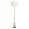 Dewdrop Ivory Floor Lamp, by Uttermost, 1'6" width x 5'4" height x 1'6" depth thumbnail 1