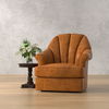 Scoth Swivel Chair In Distilled Lthr,Brn thumbnail 13