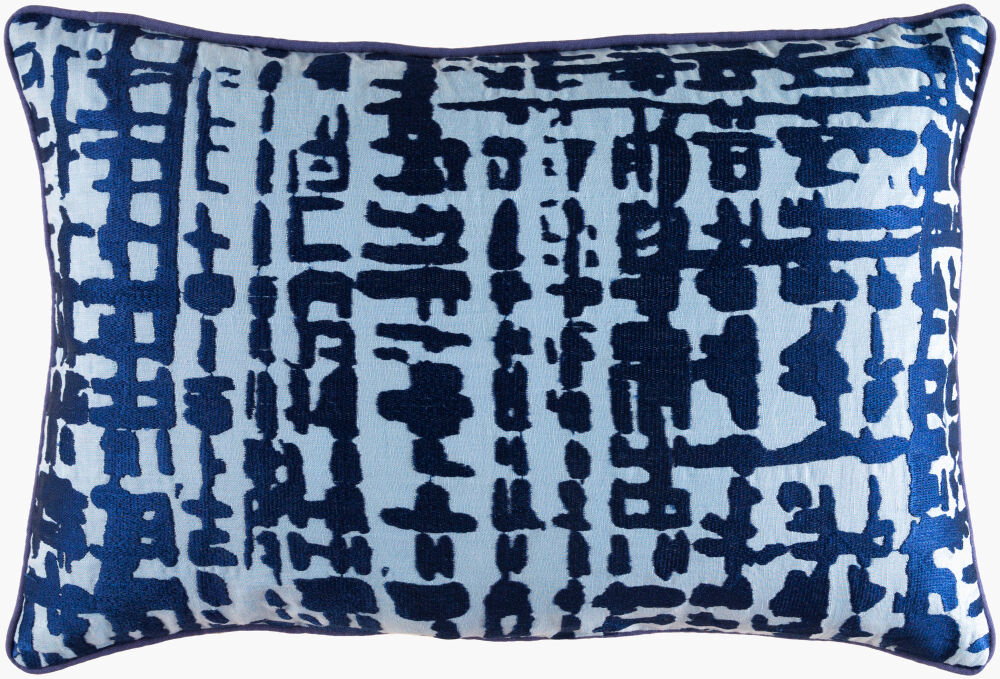 Hessian Lumbar Pillow, Decorative Pillow by Surya, 13" length x 20" width