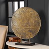 Layan Art Glass Charger, Plate by Uttermost, 17.5" width x 21" height x 5" depth thumbnail 2