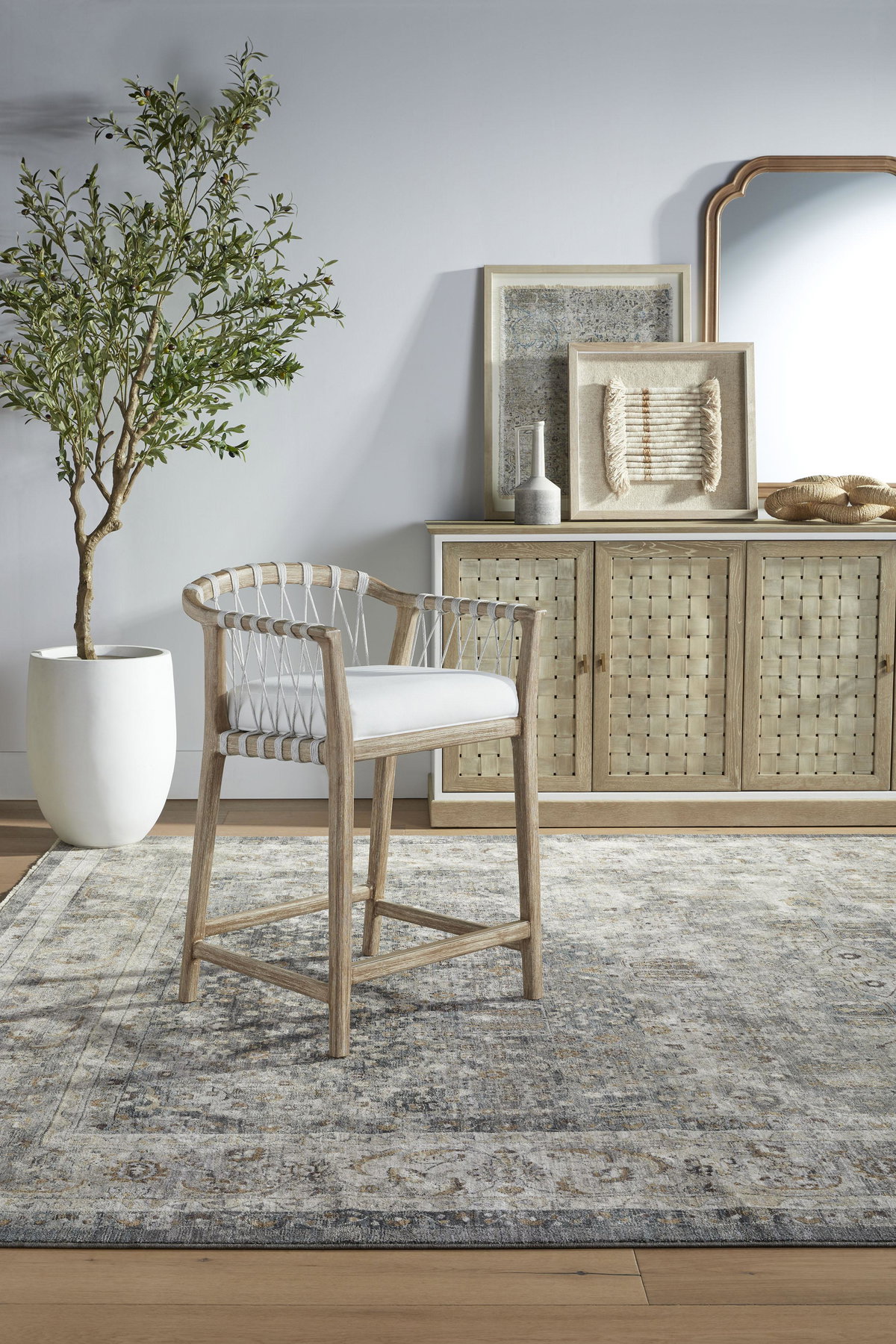 Pacific Counter Stool, Dining Chair by Essentials for Living, 24" width x 35" height x 22.5" depth View 9
