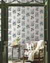 Botanical Prints White & Blue Wallpaper thumbnail 1