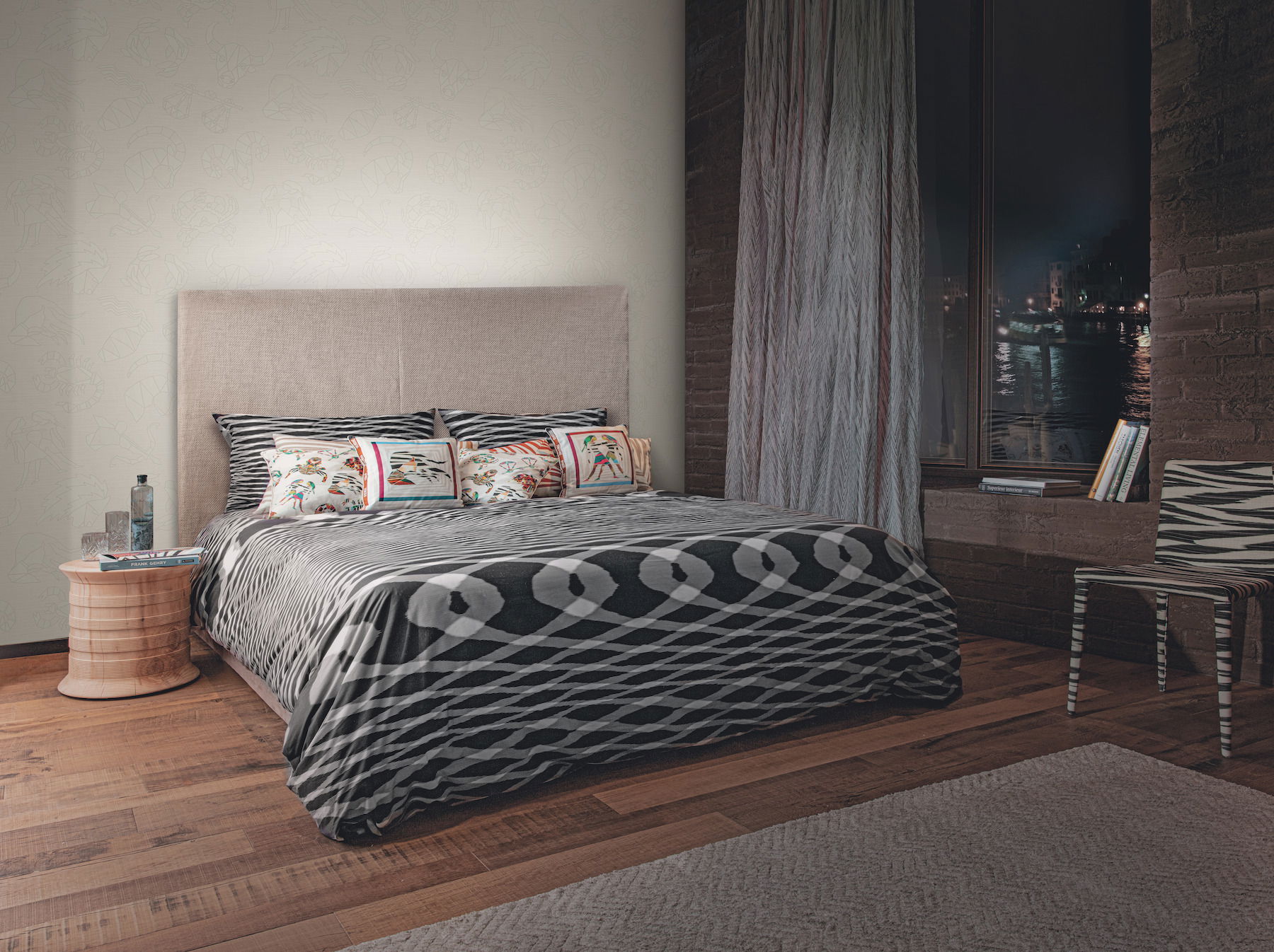 Constellations White Wallpaper, by York Wall, 33' length x 3'3.3" width x 0.02" depth View 4