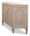 Wrenn Credenza  Stone Grey, by Sarreid, 1'4" length x 4'10" width x 3' height thumbnail 5
