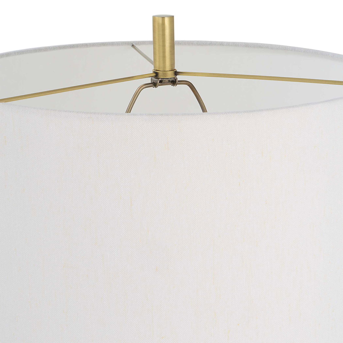 Guard Brass Floor Lamp, by Uttermost, 1'5" width x 5'5" height x 1'5" depth View 8