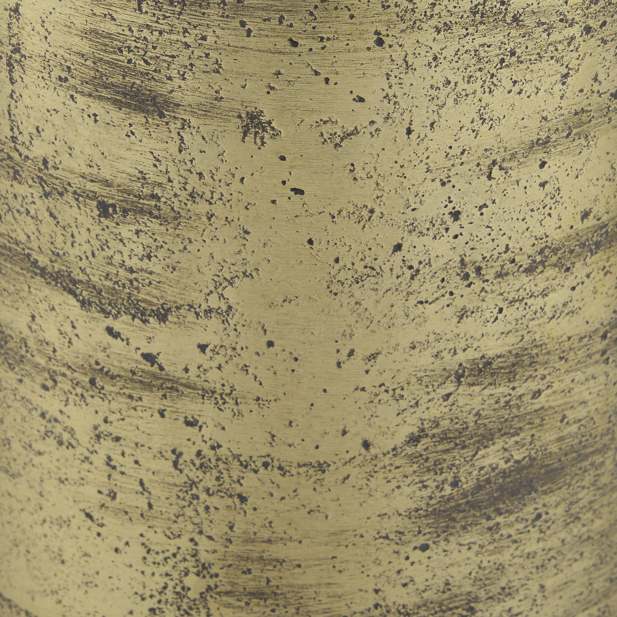 Quonset Extra Tall Brass Finished Aluminum Metal Pillar Object, Decorative Object by Mercana, 6" length x 6" width x 14.5" height View 4