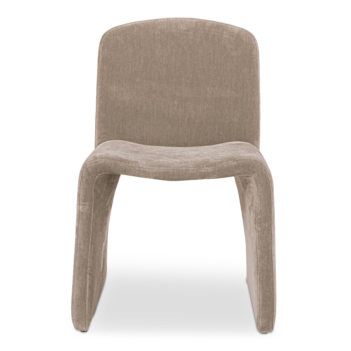 Ella Dining Chair Camel, by Moe's Home, 22.05" width x 33.5" height x 22.44" depth View 1