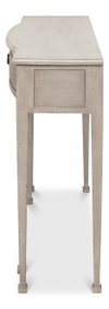 Madora Bungalow Console Table  Grey, by Sarreid, 1'3" length x 4' width x 2'9" height thumbnail 4