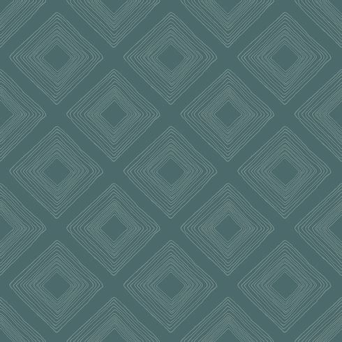 Weekends Diamond Sketch Teal Wallpaper