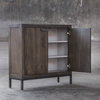 Nadie Light Walnut Console Cabinet, Console Table by Uttermost, 36" width x 34.5" height x 12" depth thumbnail 5