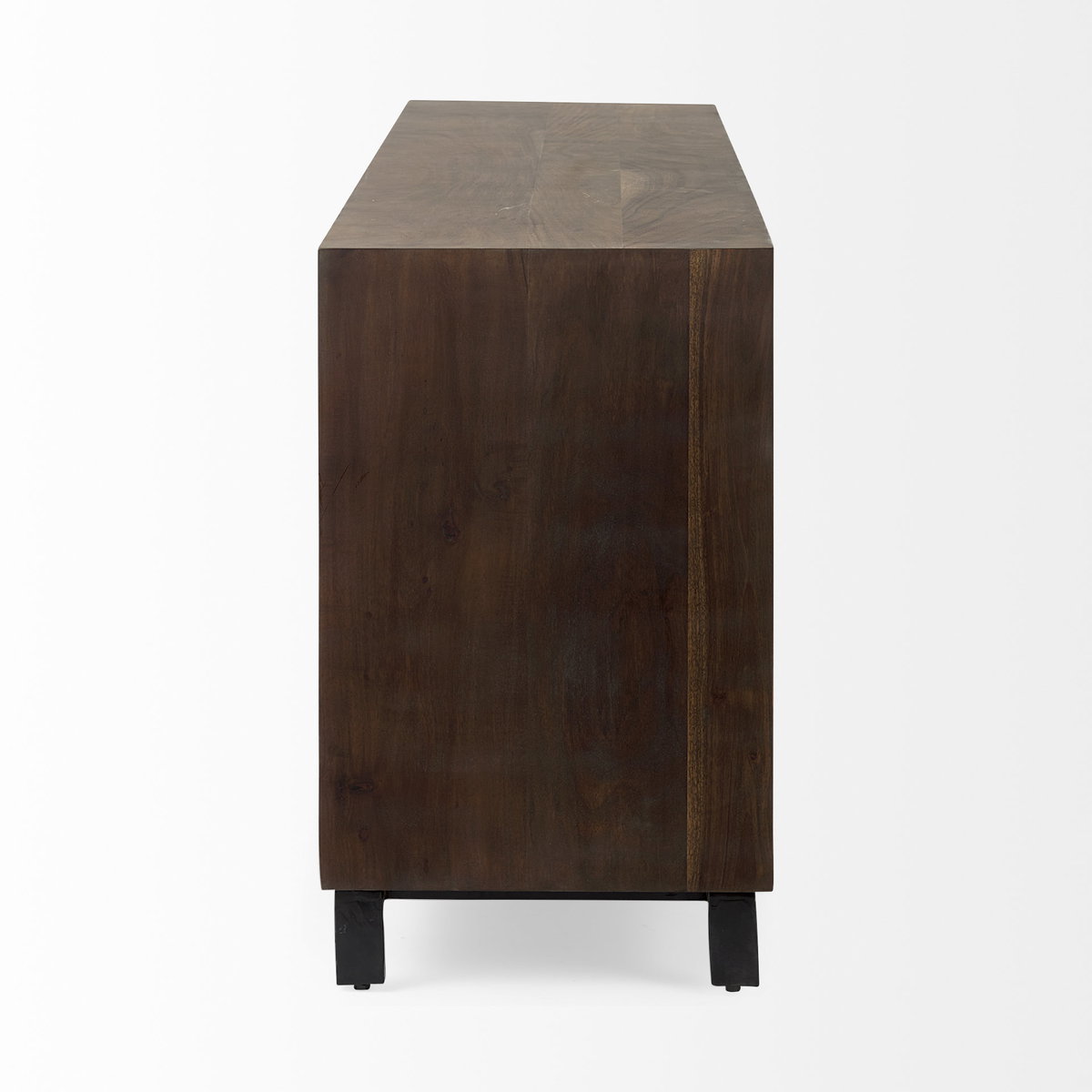 Hemlock 69L x 18W x 30H Brown Wood Sideboard, Sideboards & Buffet by Mercana, 68.9" length x 18.11" width x 29.92" height View 5