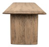 Andre Dining Table, Natural, by Sarreid, 79" length x 31" width x 31" height thumbnail 5