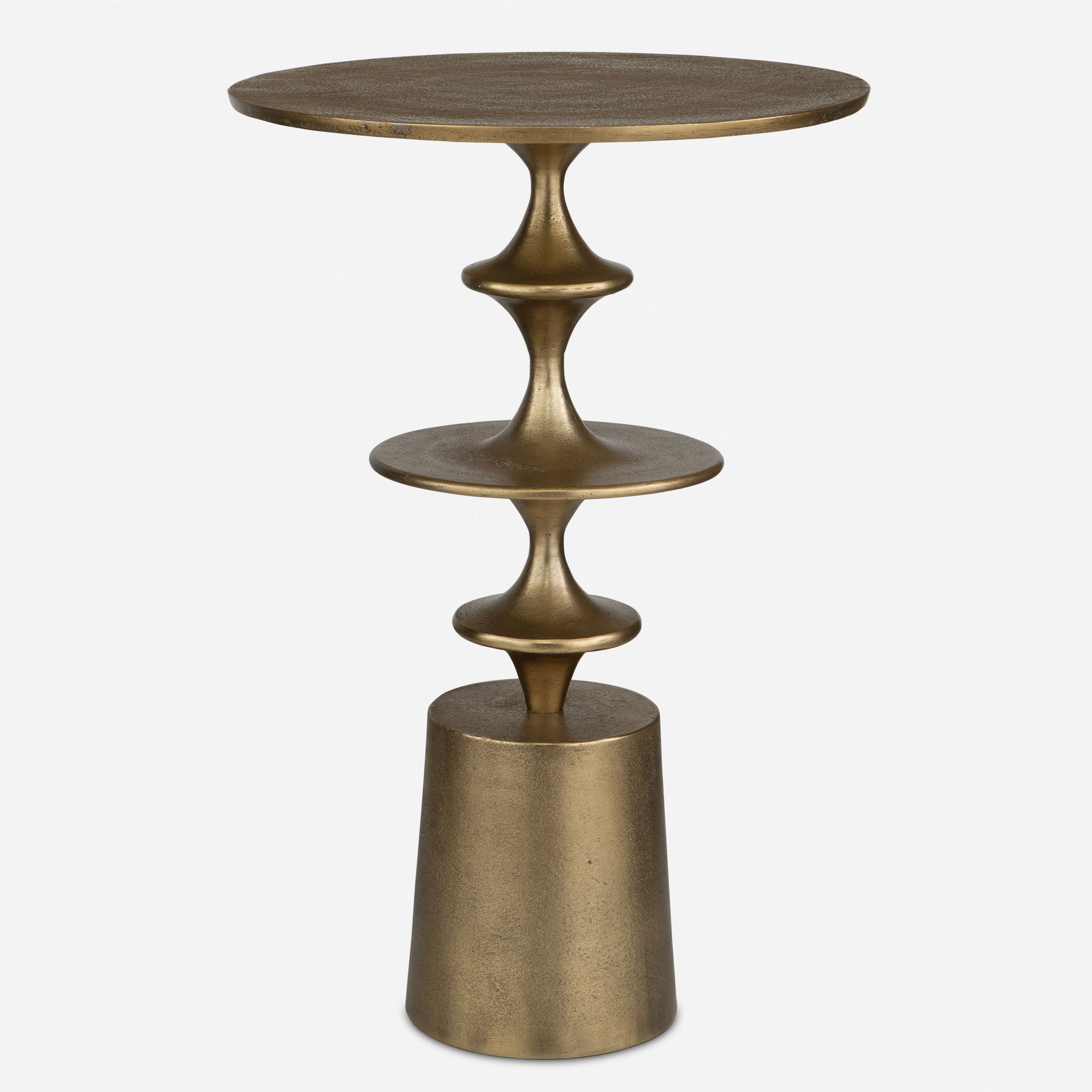 Flight Brass Accent Table large image 