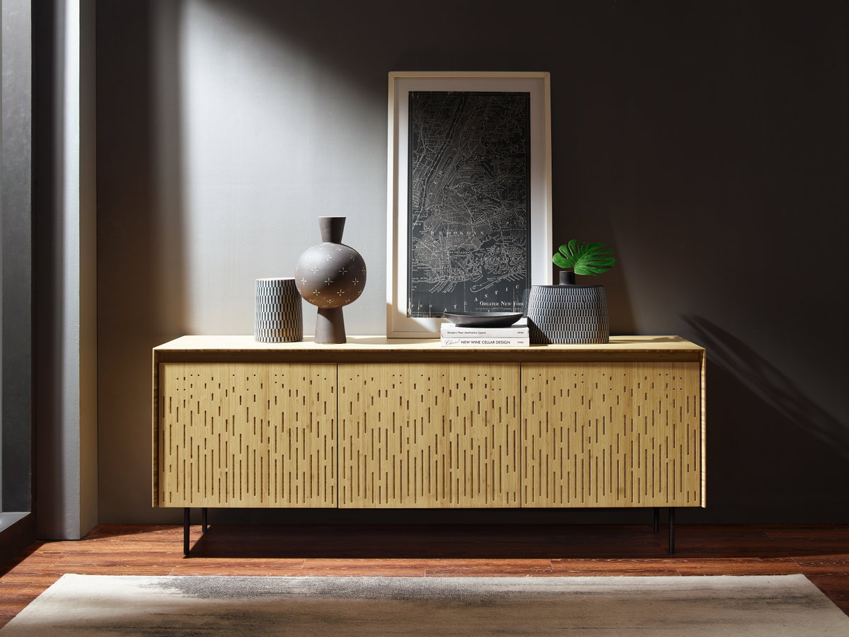 Hanna Console Sideboard, Wheat, Sideboards & Buffet by Greenington, 72" length x 18" width x 28" height View 7