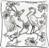 Egrets Accent Pillow Poly, Decorative Pillow by Surya, 20" length x 20" width thumbnail