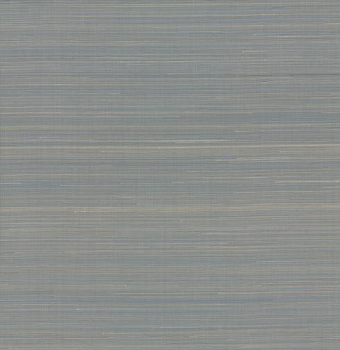 Abaca Weave Blue Wallpaper