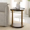 Palisade Round Wood Side Table, Furniture by Uttermost, 19" width x 24" height x 19" depth thumbnail 4