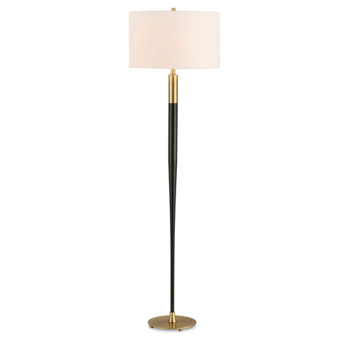 Stowe Satin Black Floor Lamp