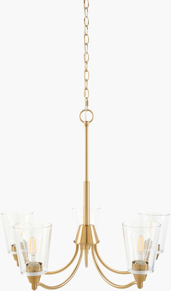 Yueva Chandelier, by Surya, 25" length x 25" width x 24" height