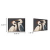 Two Cranes Framed Painting, by Moe's Home, 34" width x 26" height x 1.38" depth thumbnail 6