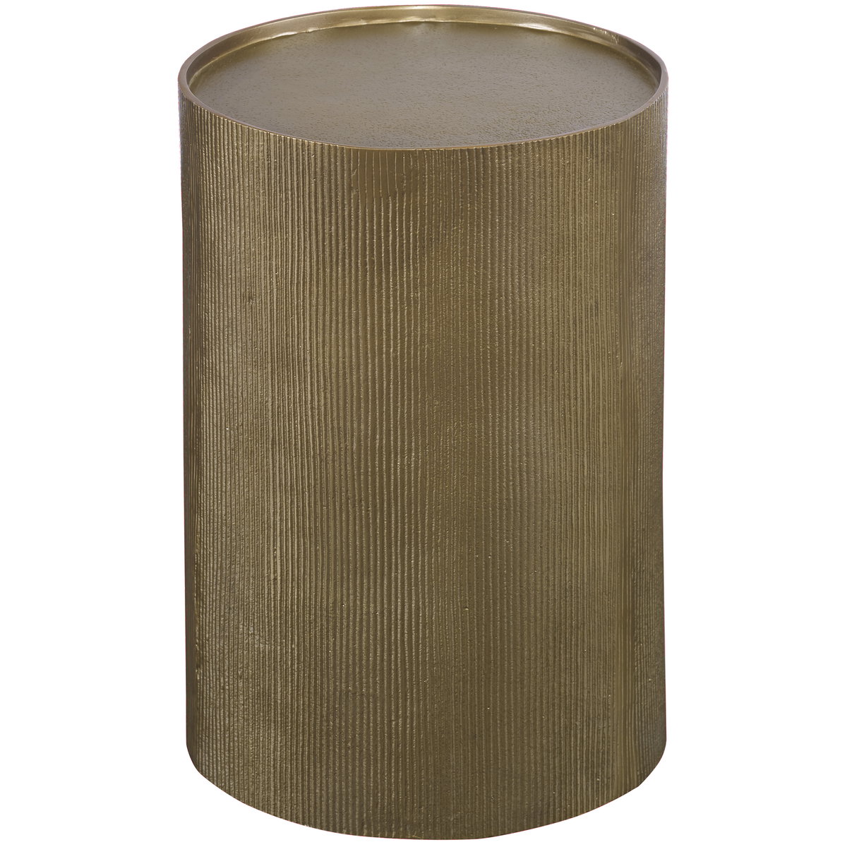 Adrina Drum Accent Table, Side & End Table by Uttermost, 12" width x 18" height x 12" depth View 1