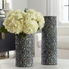 Baltra Bronze Patina Vases Set/2, Decorative by Uttermost, 6" width x 17.75" height x 6" depth thumbnail 2
