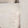 Denly II 92.5W  Beige Slipcover Three Seater Sofa, Sofas & Sectional by Mercana, 92.5" length x 38.25" width x 34.5" height thumbnail 11