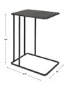 Cavern Stone & Iron Accent Table, Side & End Table by Uttermost, 17.9" width x 24" height x 12" depth thumbnail 3