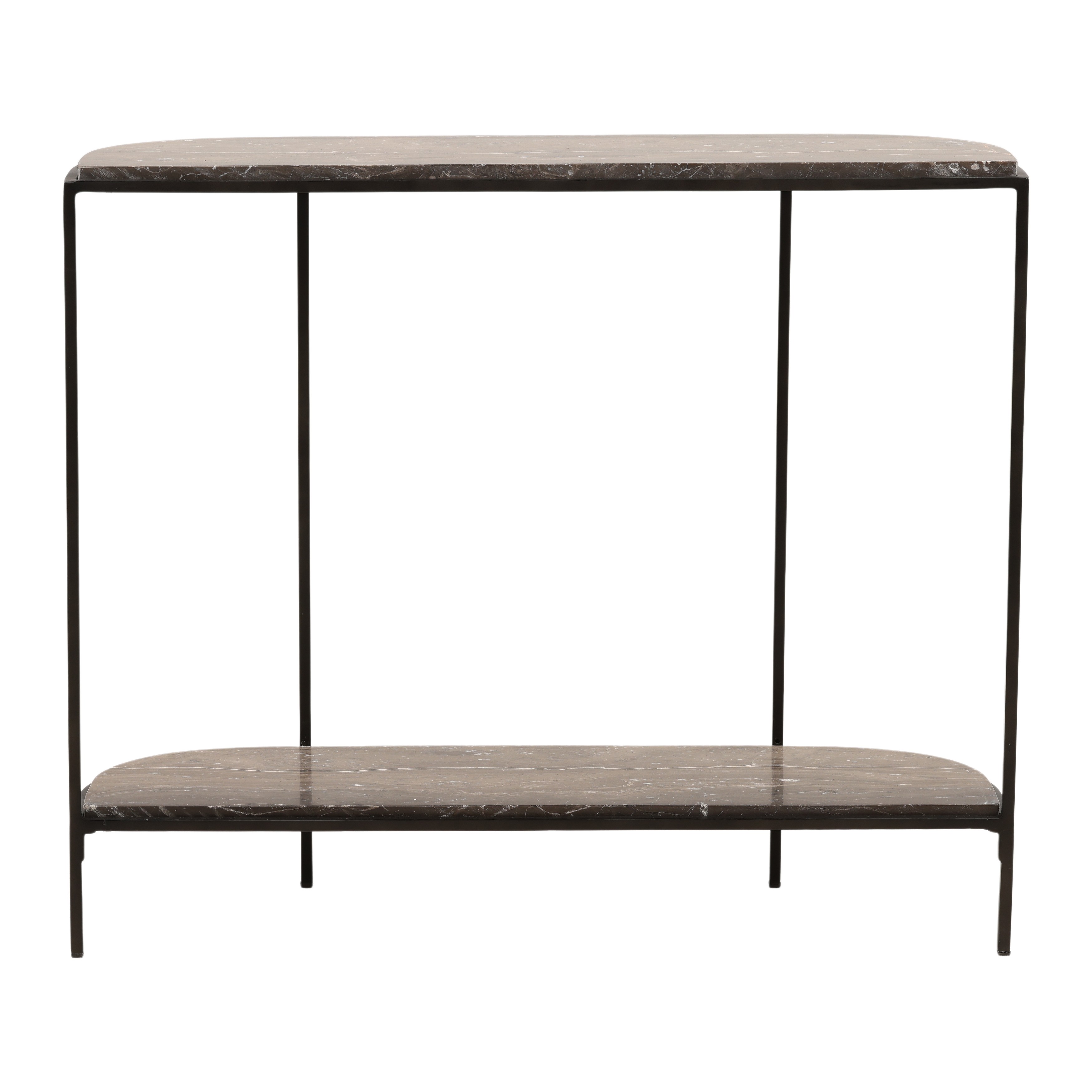 Brian Console Table Brown, by Dovetail, 36" width x 30" height x 11" depth View 4