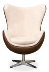 Jacobean Mid 20th Century Egg Chair, by Sarreid, 2'6" length x 2'10" width x 3'9" height thumbnail 2