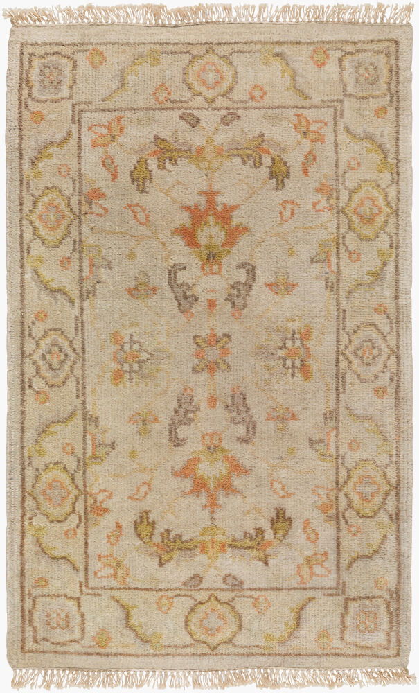 Zeus Handmade Rug, by Surya, 5'9" length x 3'9" width